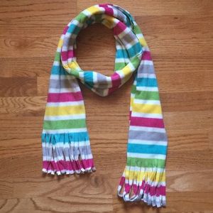 Striped Fleece Scarf